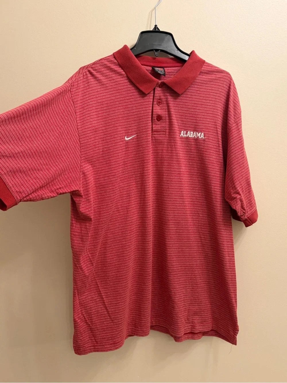 Nike | Vintage Alabama Crimson Polo Shirt - Red
